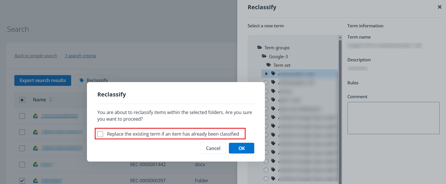 Reclassify