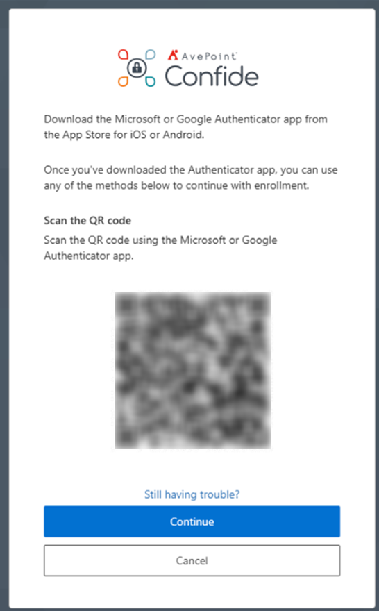 Scan the QR code.