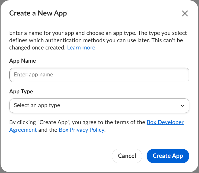 Create a new app page