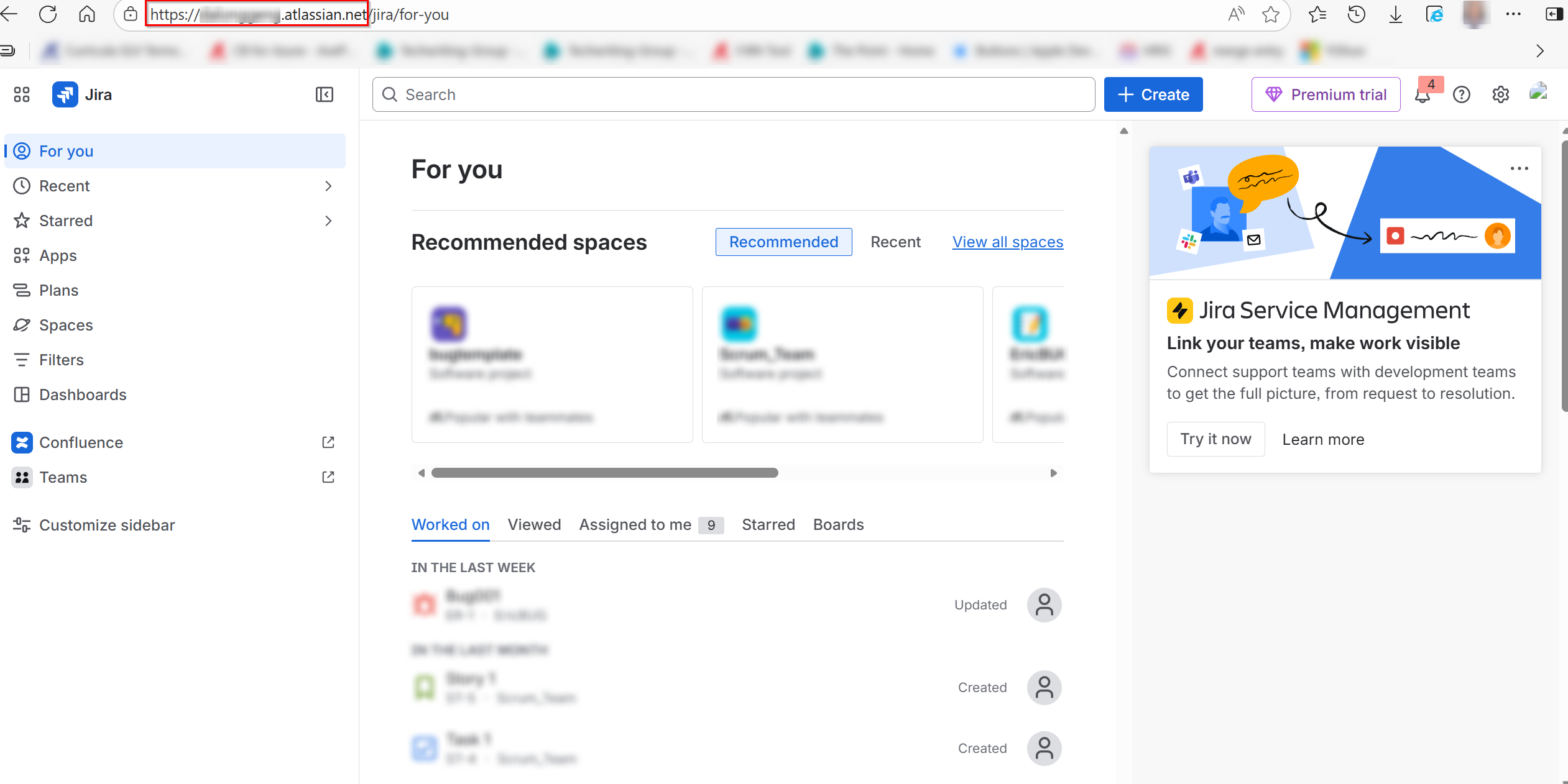 Sample host URL.
