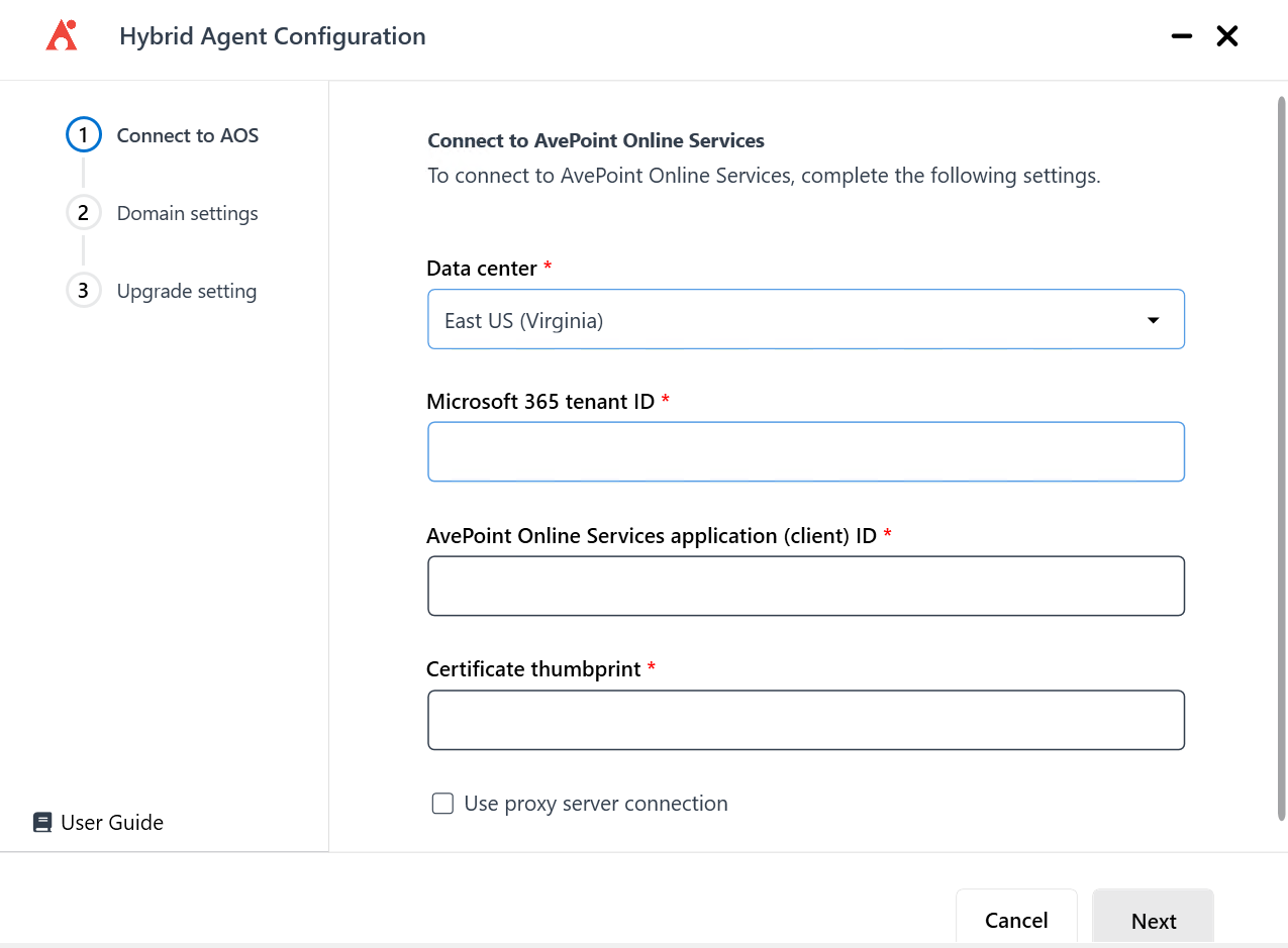 Connect to AOS