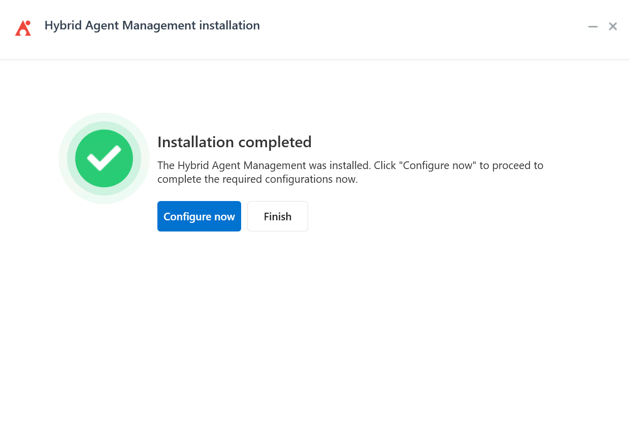 Configure now