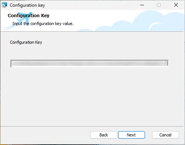 Configuration key Configuration key
