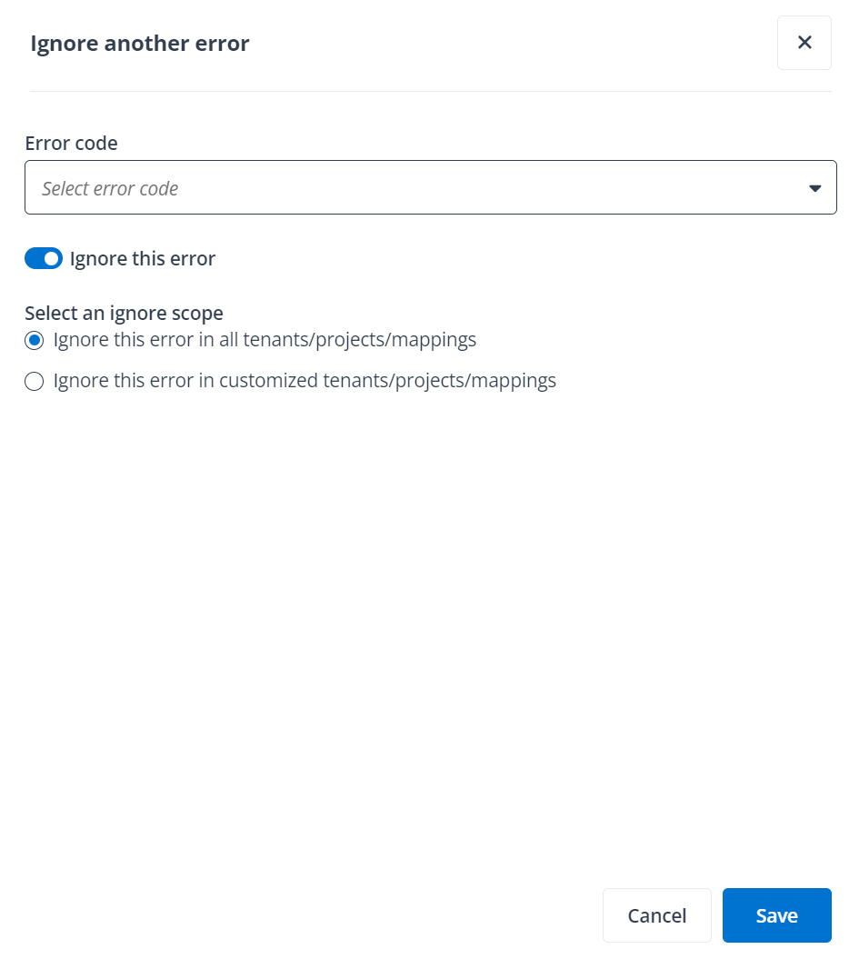 Ignore another error panel. Ignore another error panel.