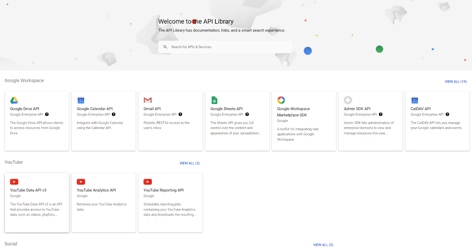 The API library.