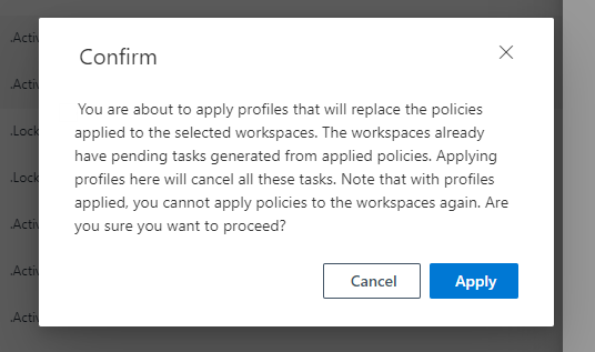 The Confirm window.