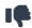 Icon: Thumbs down.