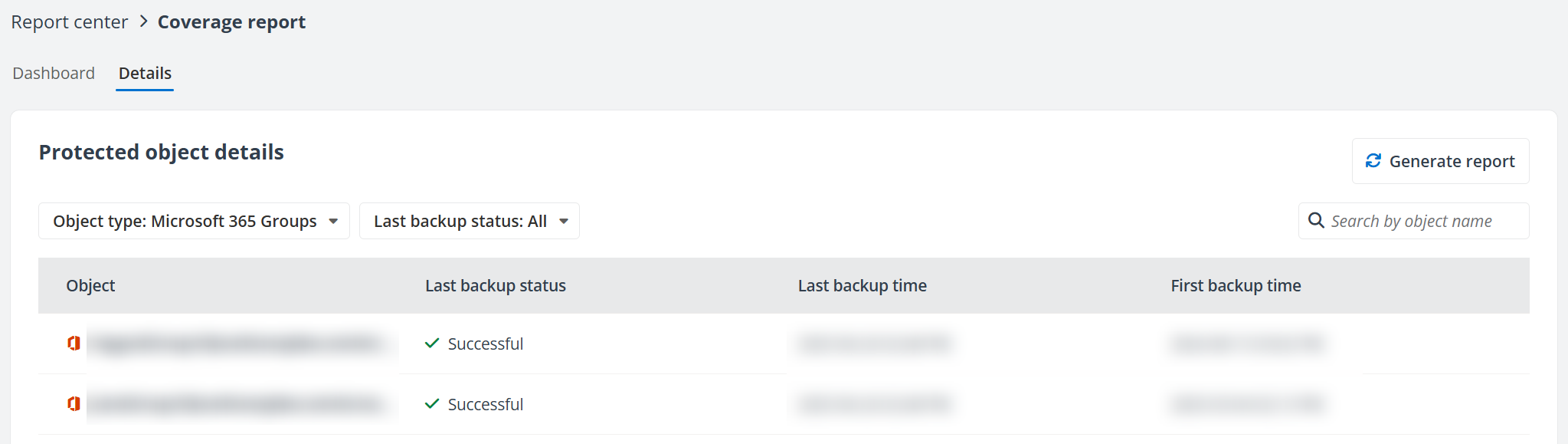 The Details page. The Details page.