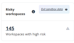 The Risky workspaces report.