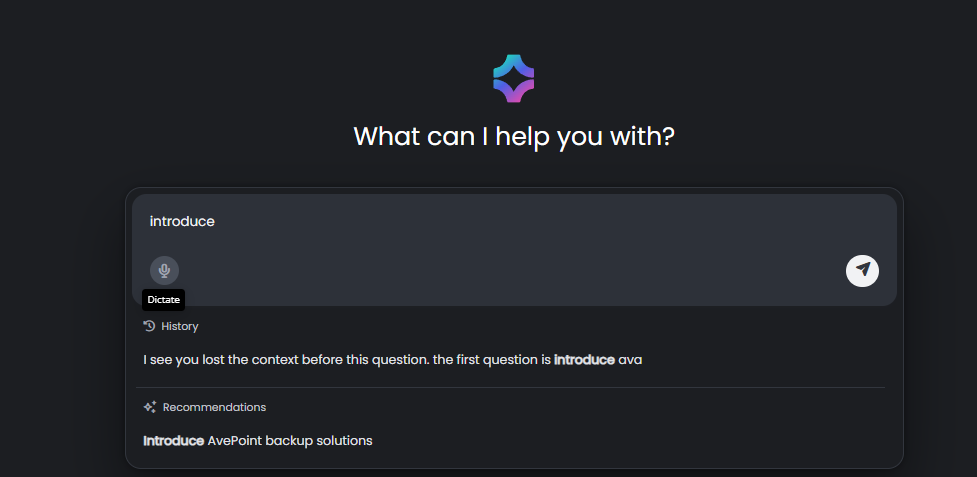 Use Ava chats.