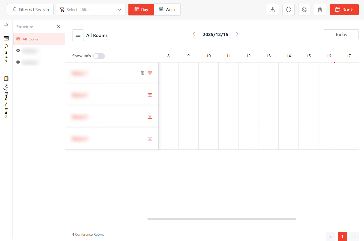 App homepage.