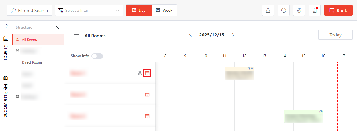 Monthly view.