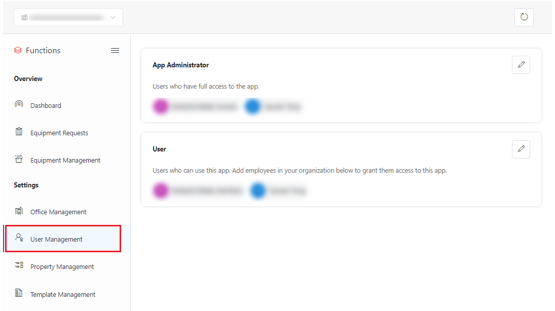 User Management.