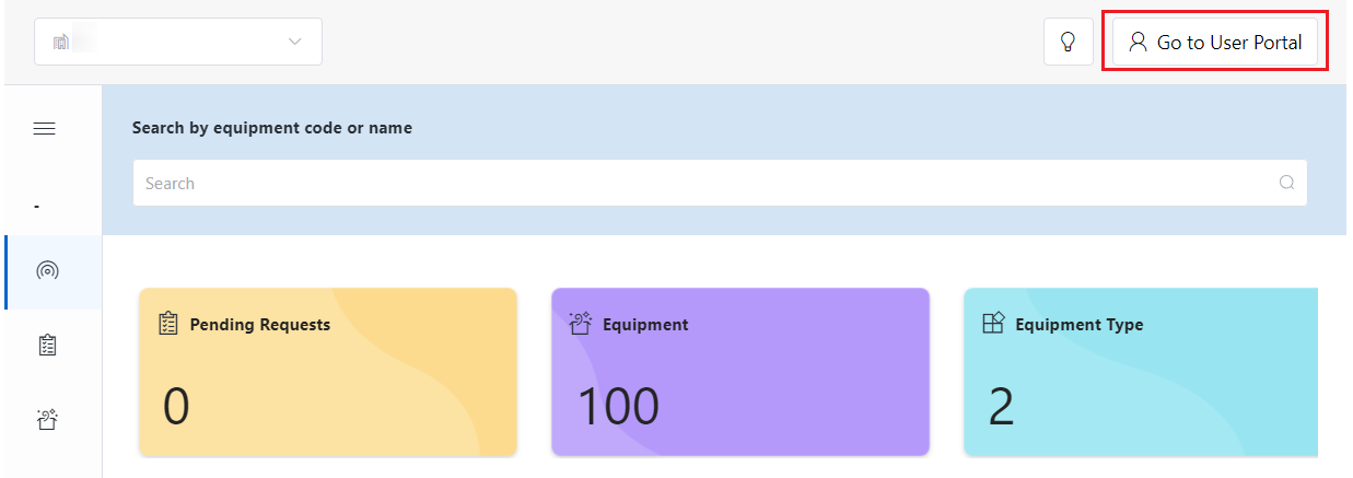 Go to User Portal.