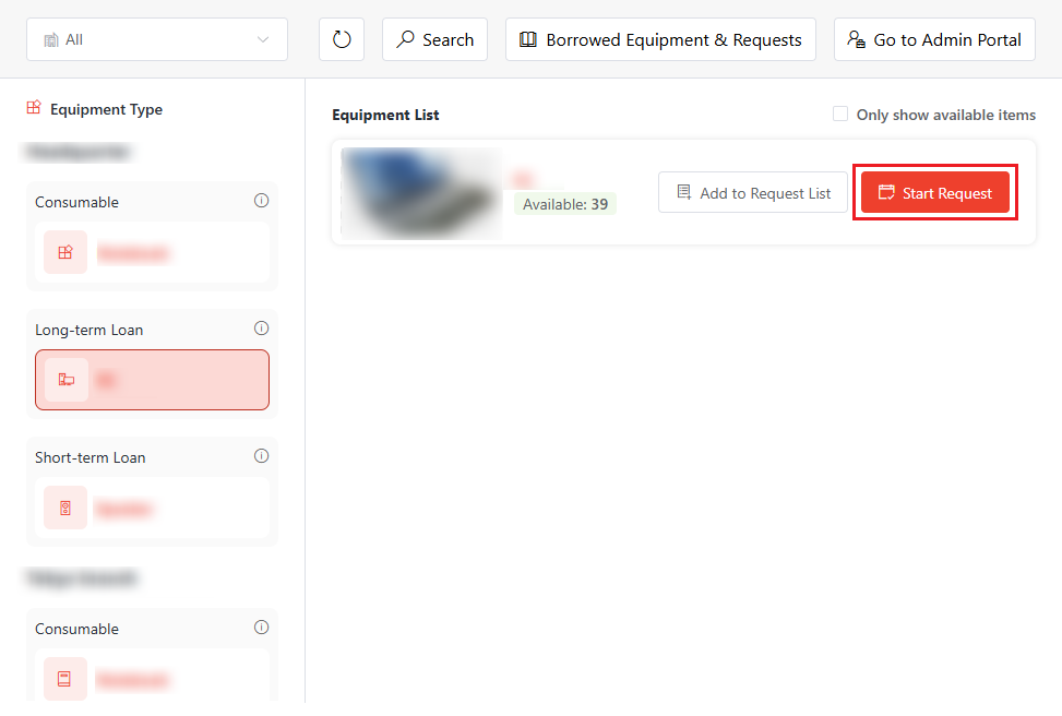 Start request.