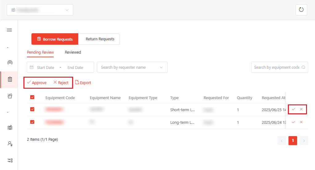 Review requests.