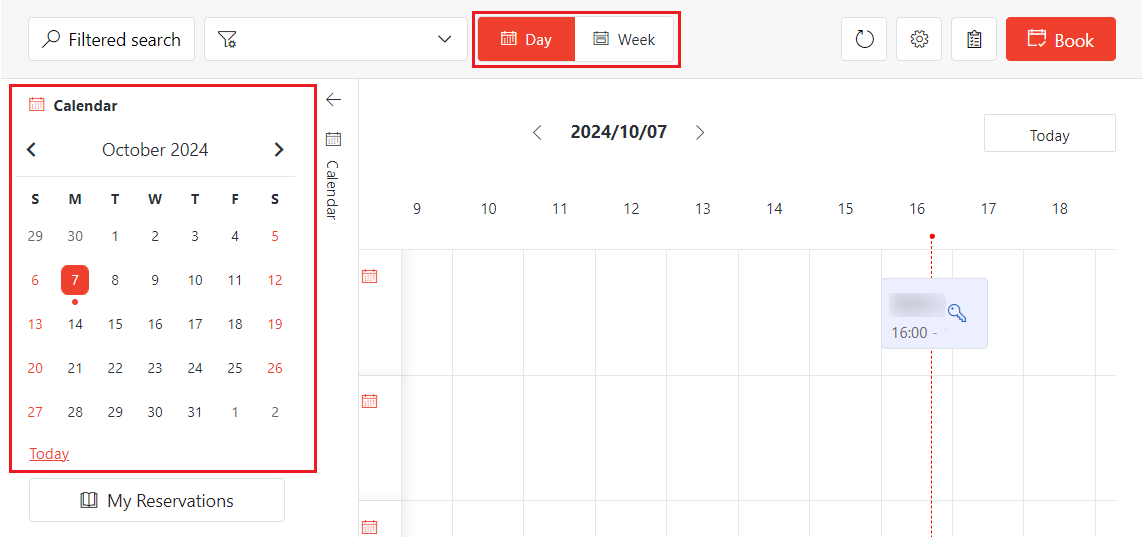 Calendar View.