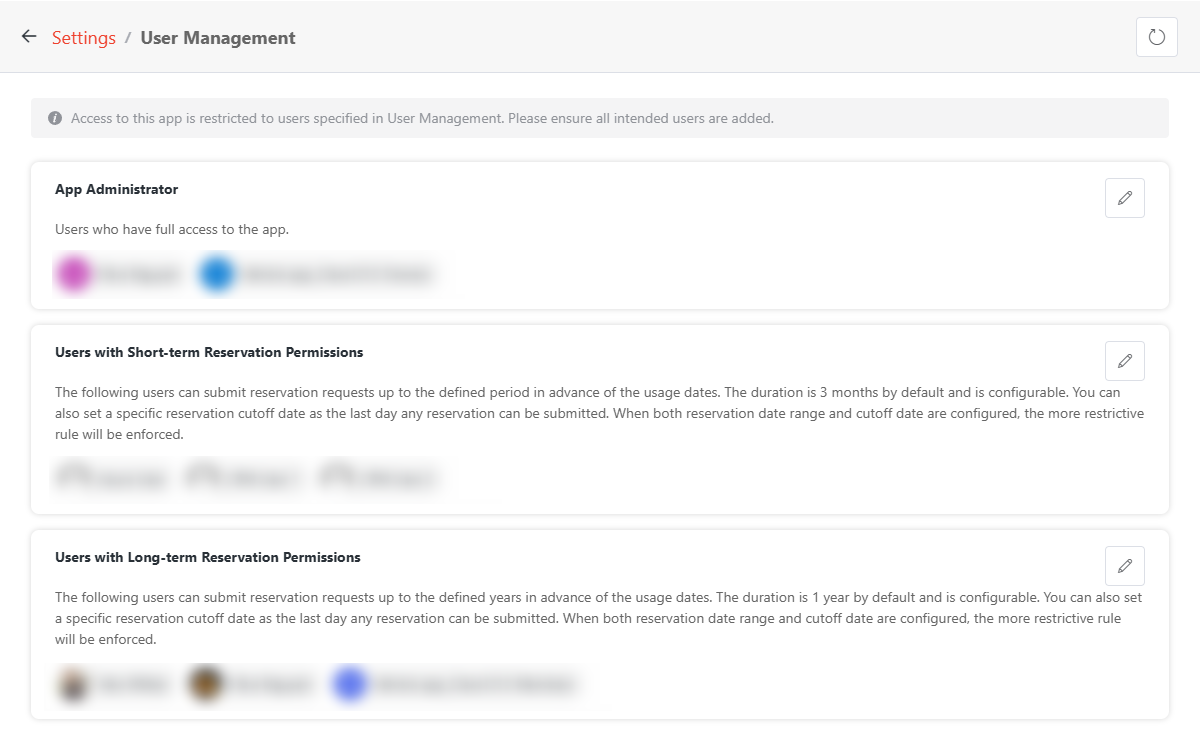 User Management.