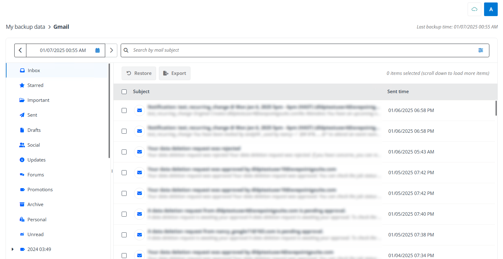 The Gmail page.
