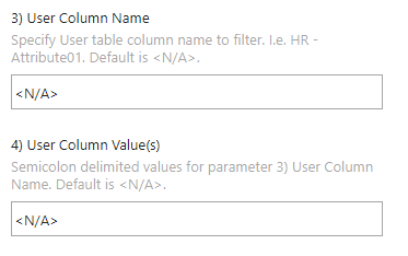 Dataset Parameters