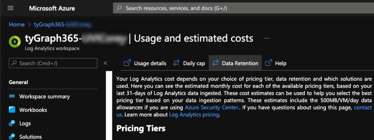 Click Data Retention. Click Data Retention.