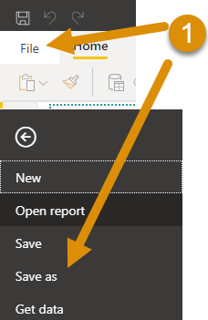 Click Save as.