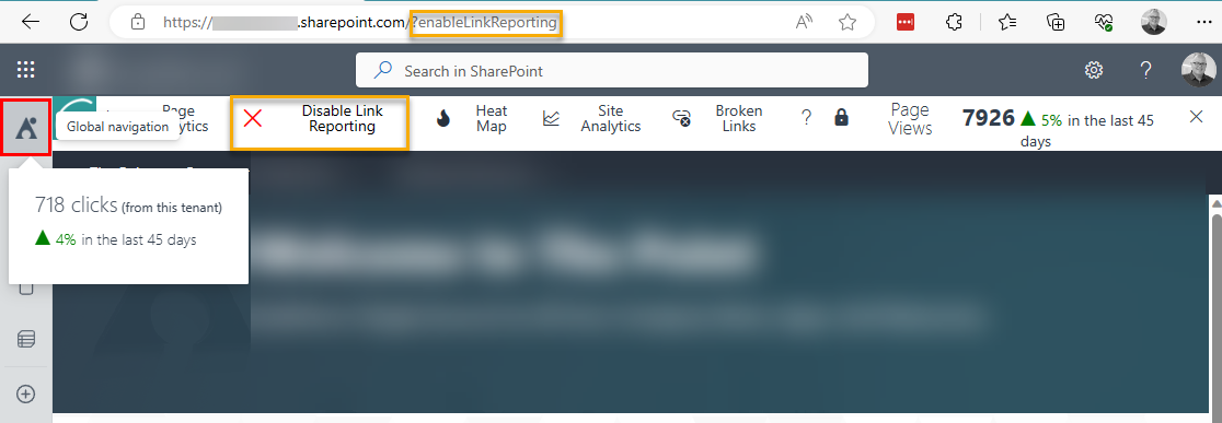 enableLinkReporting