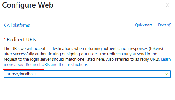 Configure Web.