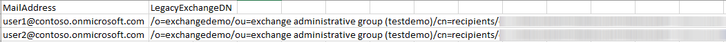 MailAddress_LegacyMapping.csv ファイル MailAddress_LegacyMapping.csv ファイル