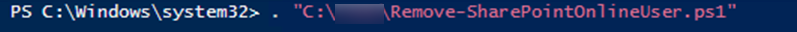 Remove-SharePointOnlineUser.ps1 ファイル Remove-SharePointOnlineUser.ps1 ファイル
