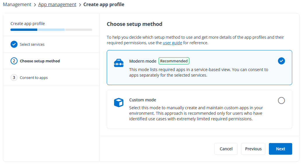 AvePoint Online Services でのアプリの作成
