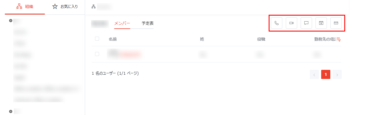 グループ アクション